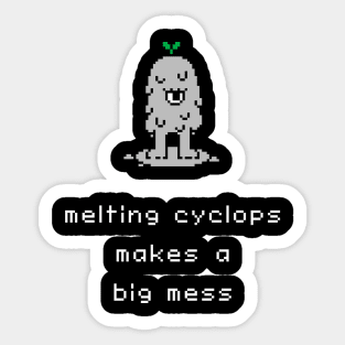 Unlikely Monsters - Melting Cyclops Sticker